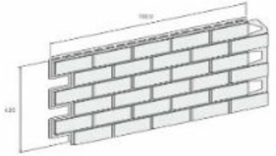 Prekės „Fasado DAILYLENTĖ VOX SOLID BRICK 014 YORK IŠPARDUOTA“ paveikslėlis