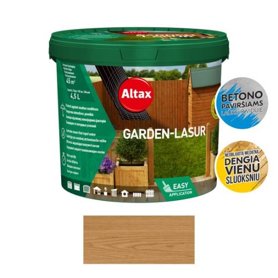 Prekės „Impregnantas ALTAX Garden-lasur 4,5 l ąžuolas IŠPARDUOTA“ paveikslėlis