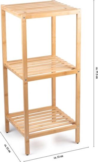 Prekės „Stovas 3 lentynų 33 x 32 x 77,5 cm Alpina“ paveikslėlis