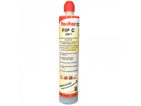 Prekės nuotrauka Cheminis ankeris FIP C300T 300 ml Fischer