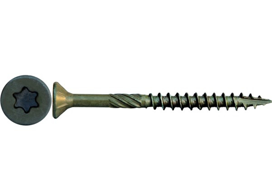 Prekės nuotrauka Sraigtas terasoms 4,5 x 60 mm dažyti T20 100 vnt Ruspert