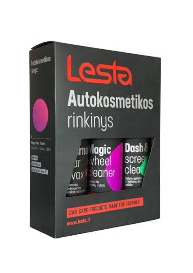 Prekės nuotrauka Rinkinys autokosmetikos 3 vnt x 500m l Lesta IŠPARDUOTA