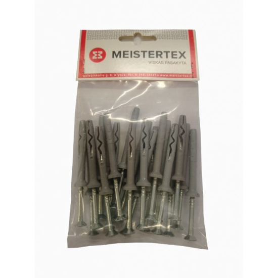 Prekės nuotrauka Kaištis su kalamu sraigtu 6x40 mm 20 vnt Meistertex