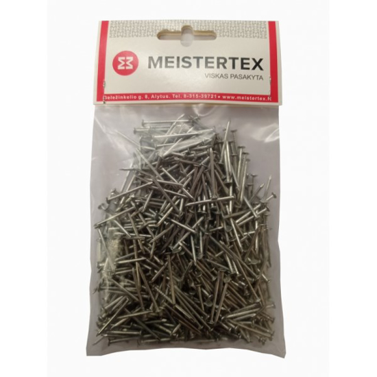Prekės nuotrauka Vinys cinkuotos 1,8x50 mm 0,2kg Meistertex