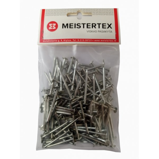 Prekės nuotrauka Vinys cinkuotos 2,5x32 mm tolinės 0,2kg Meistertex
