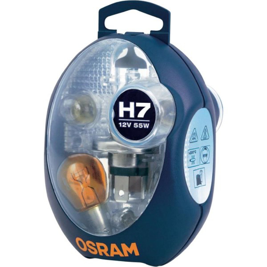 Prekės nuotrauka Lempučių komplektas automobiliui H7 12V 55W EURO UNIV1 Osram IŠPARDUOTA
