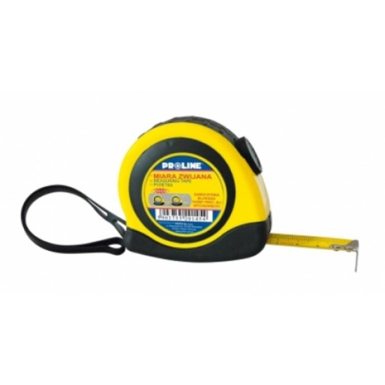 Prekės nuotrauka Ruletė 3 m x 16 mm automatinis stabdis Proline IŠPARDUOTA