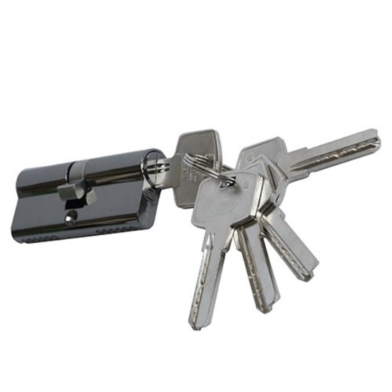 Prekės nuotrauka Cilindras spynai 30 x 30 mm 5 raktai chromo 4E SPS IŠPARDUOTA