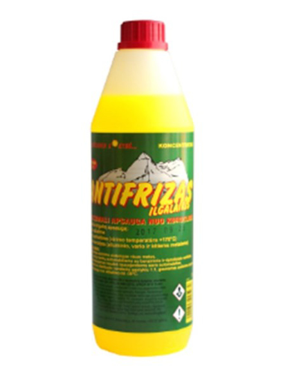 Prekės nuotrauka Antifrizas -36°C geltonas G11 1 l Premium PitStop IŠPARDUOTA