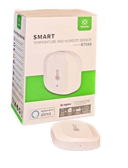 Prekės „Išmanusis ZigBee TUYA bevielis patalpos temperatūros ir drėgmės jutiklis, WOOX IŠPARDUOTA“ paveikslėlis