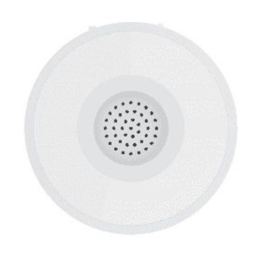 Prekės „Išmanioji ZigBee TUYA bevielė patalpos sirena, ?85dB, 5V DC su įkraunama baterija, balta, WOOX IŠPARDUOTA“ paveikslėlis
