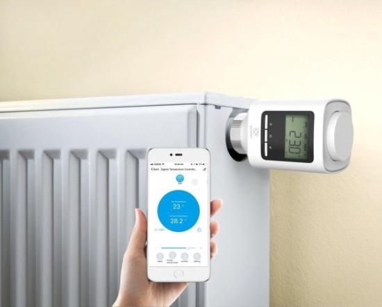Prekės „Išmanusis ZigBee TUYA termostatas radiatoriui su LCD, valdomas programėle, WOOX IŠPARDUOTA“ paveikslėlis