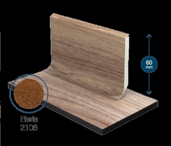 Prekės „PVC grindjuostė GraboProfil Hard-Foam 2106 Eleria (60*2200mm) IŠPARDUOTA“ paveikslėlis