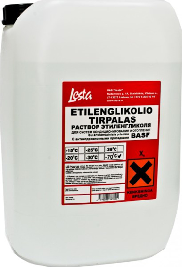 Prekės nuotrauka Tirpalas etilenglikolio 100 % 20 kg Lesta