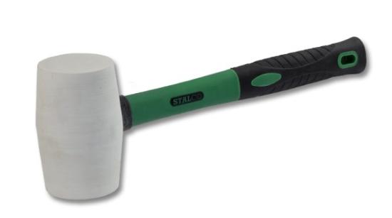 Prekės „Plaktukas guminis 68 mm 1200 gr. plastikiniu kotu Stalco 19115 IŠPARDUOTA“ paveikslėlis
