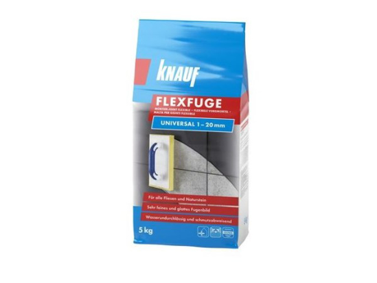 Prekės nuotrauka Plytelių siūlių užpildas Flexfuge Universal SILBERGRAU 5 kg