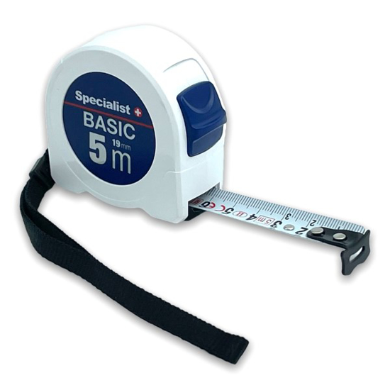 Prekės nuotrauka Specialist+ Basic ruletė 5 m x 19 mm