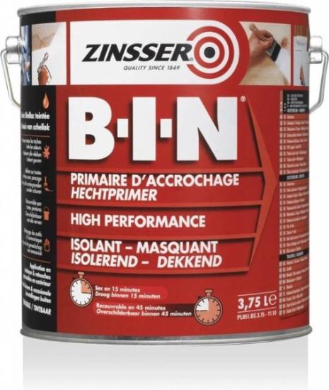 Prekės „Gruntas ZINSSER B.I.N dėmes blokuojantis, baltas 1 L IŠPARDUOTA“ paveikslėlis