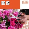 Prekės nuotrauka Sodo žirklės 202mm Black & Decker IŠPARDUOTA
