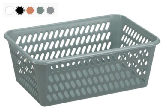 Prekės nuotrauka Plastikinis krepšelis K3 19x29x11,25 Plast Team IŠPARDUOTA
