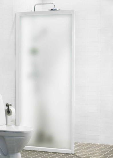 Prekės nuotrauka Dušo sienelė Ifö Solid SV VF 3 White, matinis stiklas IŠPARDUOTA