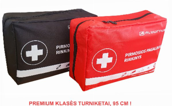 Prekės nuotrauka Pirmosios pagalbos vaistinėlė automobiliui NAUJA 2023