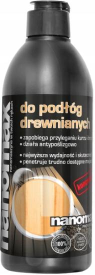 Prekės „Profesionalus medininių grindų ploviklis koncentratas Nanomax  500 ml IŠPARDUOTA“ paveikslėlis
