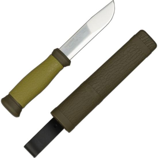 Prekės „Peilis su dėklu 109-224 mm NP stovyklavimui žalias 2000 Morakniv IŠPARDUOTA“ paveikslėlis