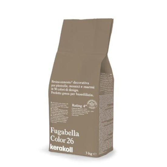 Prekės nuotrauka Fugabella Color 26, 3 kg cementinis glaistas plytelių siūlių tarpams