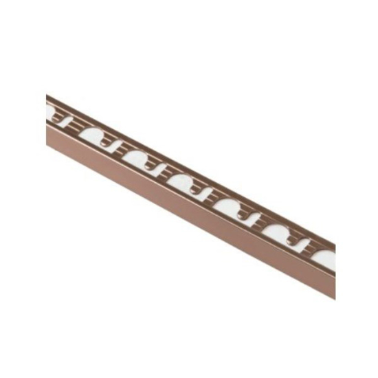 Prekės nuotrauka Profilis, aliuminis anoduotas, varinis, poliruotas, h 12,5 mm, L 2,7 m