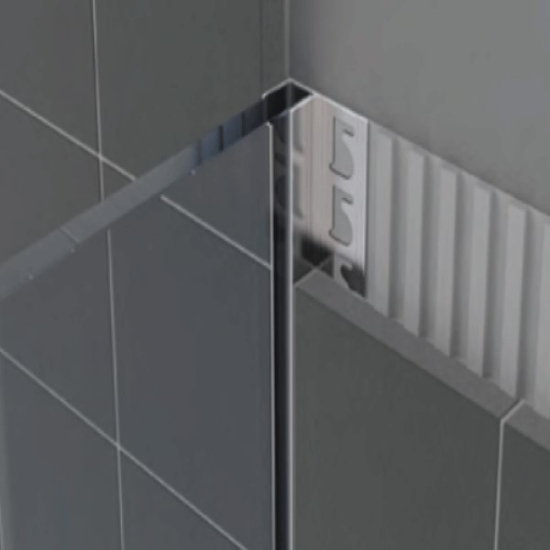 Prekės nuotrauka Profilis, aliuminis anoduotas, poliruotas chromuotas, h 10 mm, L 2,7 m
