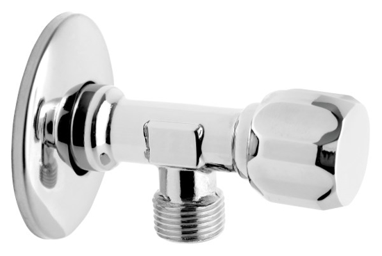 Prekės nuotrauka Ventilis rutulinis kampininis ø10 FERRO 1/2"x3/8 IŠPARDUOTA