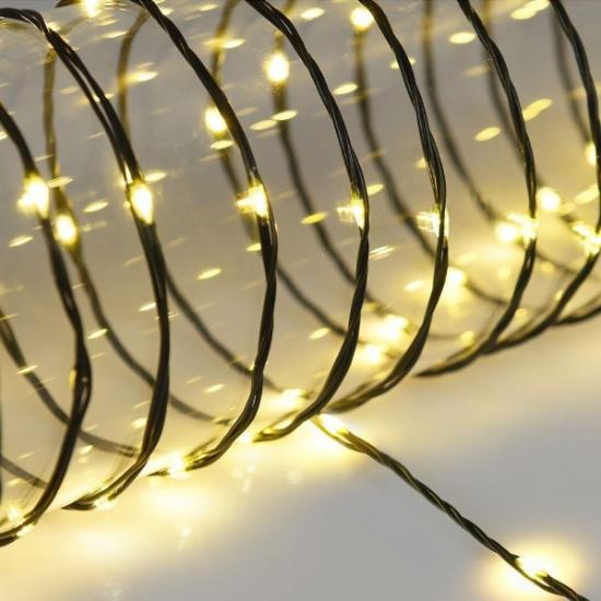 Prekės „Girlianda elektrinė 240 LED 18m 8F šil.balta IŠPARDUOTA“ paveikslėlis