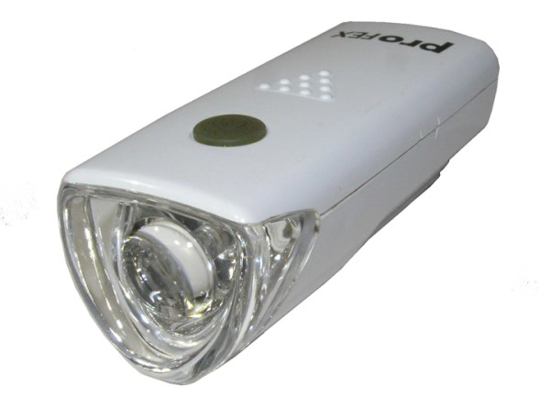 Prekės nuotrauka Žibintas priekinis SUPER WHITE 1 LED 4 funk IŠPARDUOTA