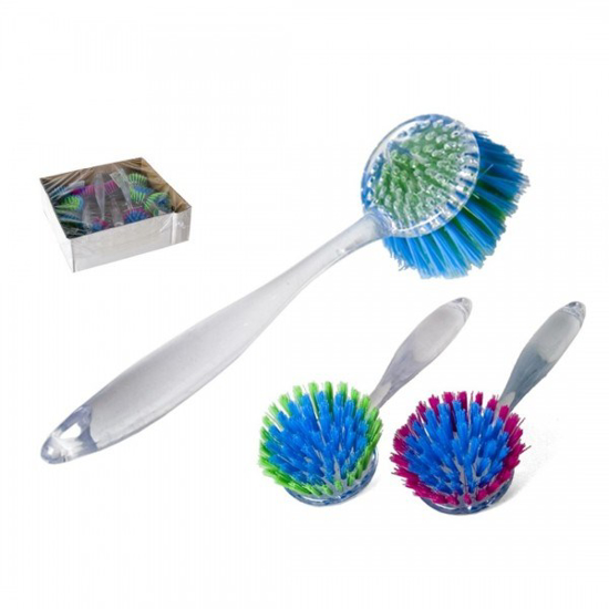 Prekės nuotrauka Šepetėlis su kotu  indų plovimui 24cm