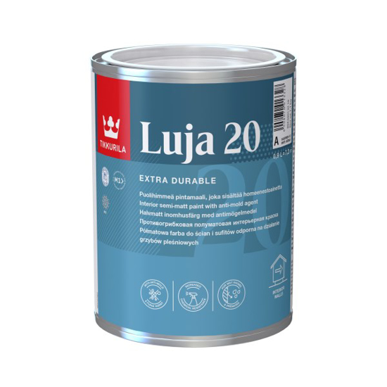Prekės nuotrauka Dažai Tikkurila Luja NEW 20 C 0,9L Akcija