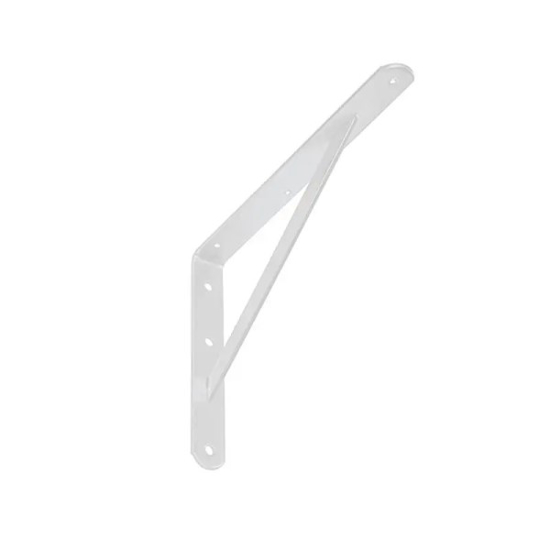 Prekės nuotrauka Laikiklis lentynos 200x125x3 mm baltas WSWP200/20 Velano