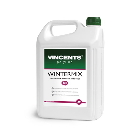Prekės nuotrauka Priedas nuo šalčio statybiniams skiediniams WINTERMIX 5 l VINCENTS