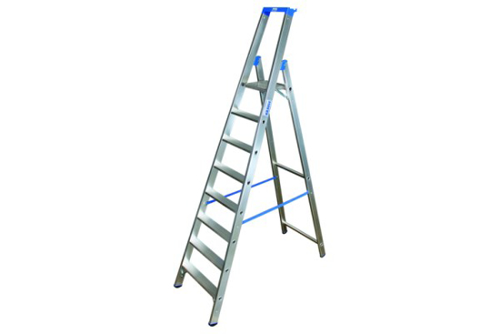 Prekės nuotrauka Kopėčios aliuminės 8 pakopų 1,9 x 2,7 x 3,9 m Stabilo Krause 124555