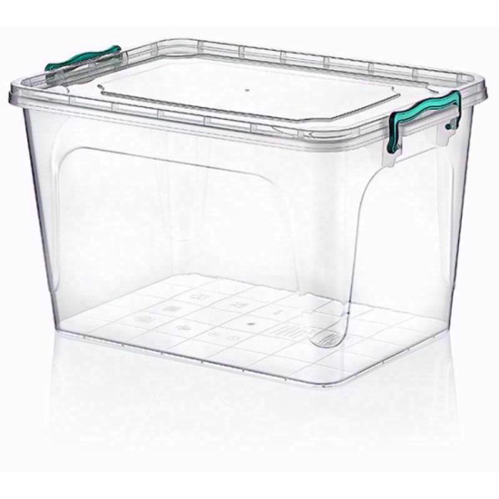 Prekės nuotrauka Dėžutė maistinė plastikinė skaidri 30 l 48 x 33 x 29 cm Hobby life IŠPARDUOTA