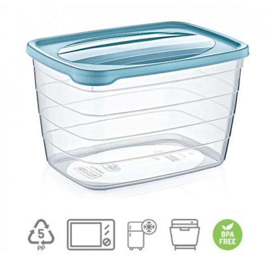 Prekės nuotrauka Dėžutė maistinė 6 l 19,5 x 27,5 x 16 cm Hobby Life IŠPARDUOTA