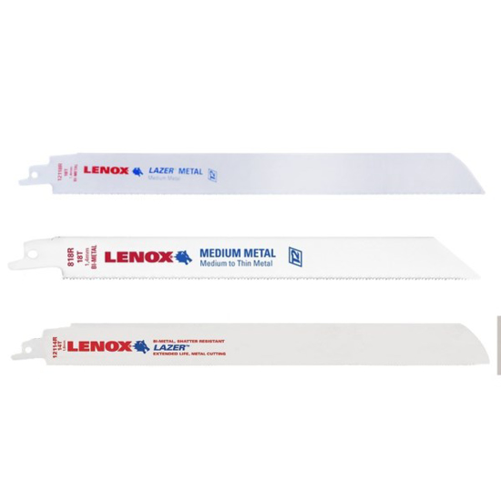 Prekės nuotrauka Ties. pj. met. „LENOX" 200 mm 18TPI