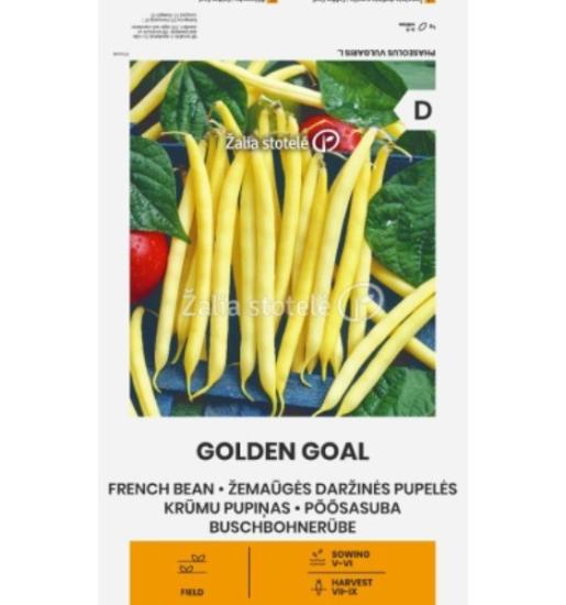 Prekės „Sėklos Pupelės žemaūgės GOLDEN GOAL 20 g  IŠPARDUOTA“ paveikslėlis