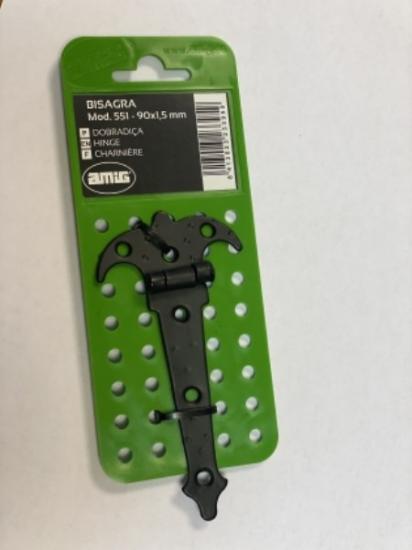 Prekės „Vyriai durų 90 mm juodi Green Mod.551“ paveikslėlis