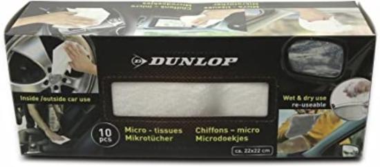 Prekės „Servetėlės mikropluošto 10 vnt Dunlop IŠPARDUOTA“ paveikslėlis