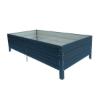 Prekės „Pakelta lysvė, metalinė antracito spalvos 150 x 75 x 30 cm IŠPARDUOTA“ paveikslėlis