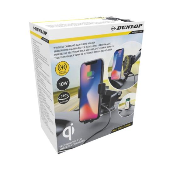 Prekės „Laikiklis telefono su krovimu 10W Dunlop IŠPARDUOTA“ paveikslėlis