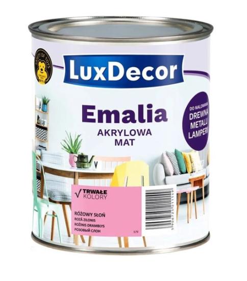 Prekės „Akrilinė emalė LuxDecor matinė, rožinis dramblys 0,75l IŠPARDUOTA“ paveikslėlis