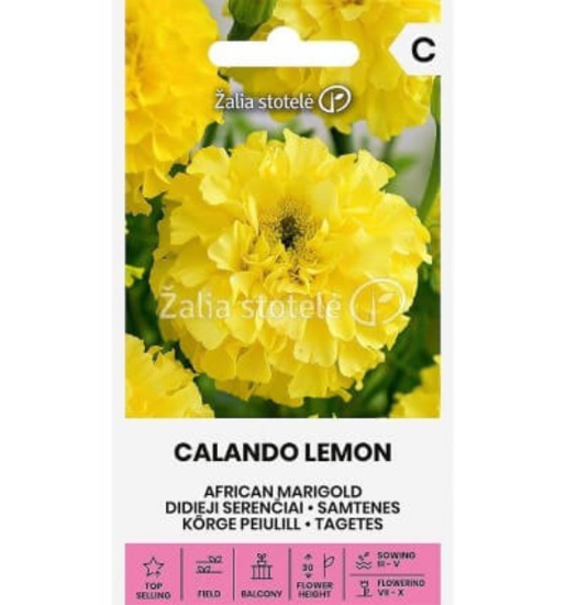 Prekės nuotrauka Sėklos Serenčiai didieji CALANDO LEMON 0,5 g