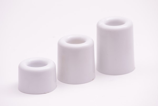 Prekės nuotrauka Atrama durų 40 x 40 mm balta 1 ½ plastiko